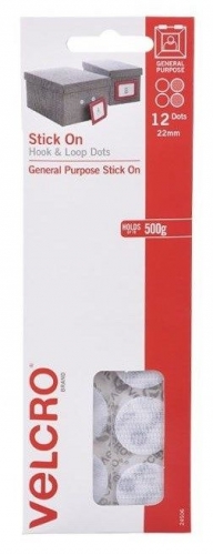 ADHESIVE VELCRO HANDY DOTS BLISTER PACK