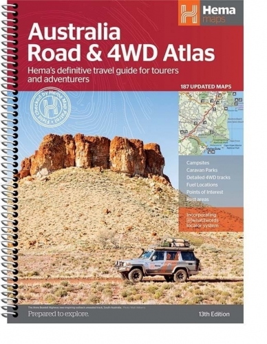 ATLAS-HEMA AUST ROAD ATLAS & 4WD 13th EDITION
