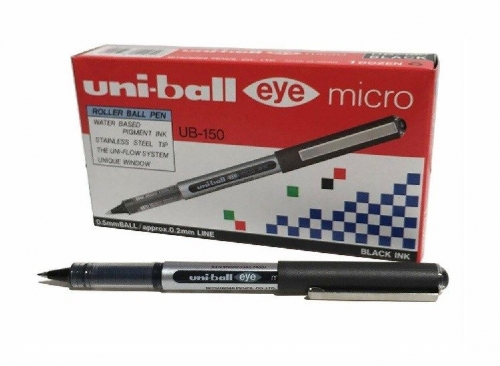 R/BALL UNI UB120 MICRO 0.5mm BLACK 12s