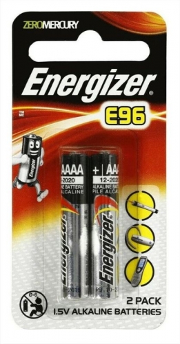 BATTERY ENERGIZER E96 BP2 AAAA 2s