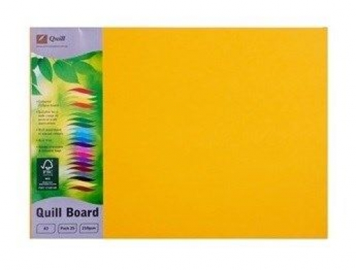BOARD QUILL XL A3 210gsm SUNSHINE 25s 90405