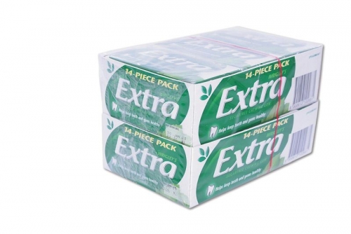 CHEWING GUM EXTRA ENVELOPE S/FREE SPEARMINT 24s