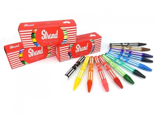 CRAYONS STRAND ASSORTED 12s