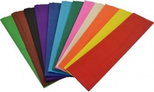 CREPE PAPER ASSORTED 12s
