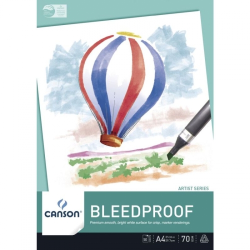 BLEEDPROOF PAD CANSON A4 70gsm 50sheet