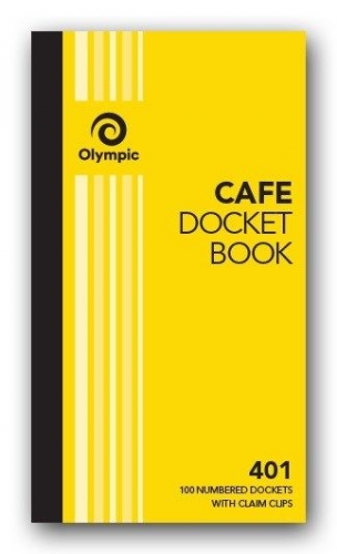 CAFE DOCKET BK OLYMPIC 70X125MM 140887