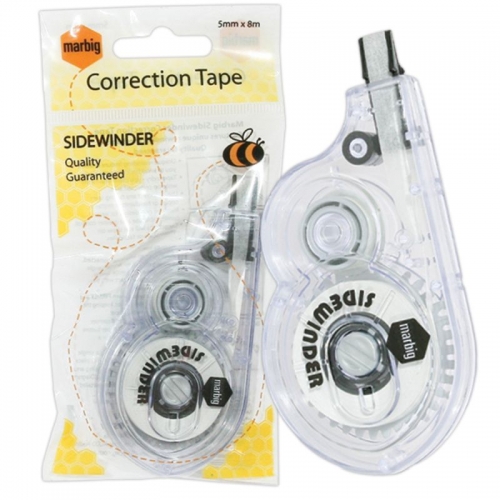 CORRECTION TAPE SIDEWINDER 5mm x 8m MARBIG H/SELL