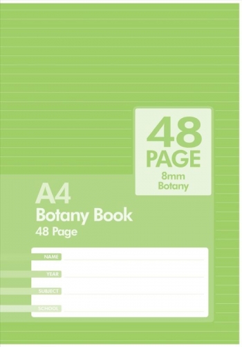 EXERCISE BK A4 48page 8mm INTERLEAVED / BOTANY