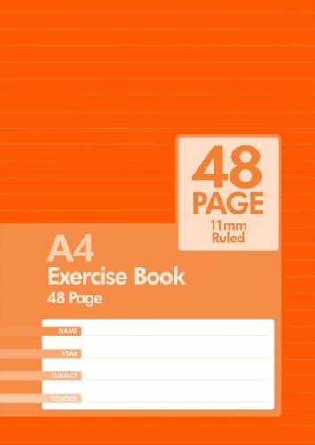 EXERCISE BK A4 48page 11mm RULED