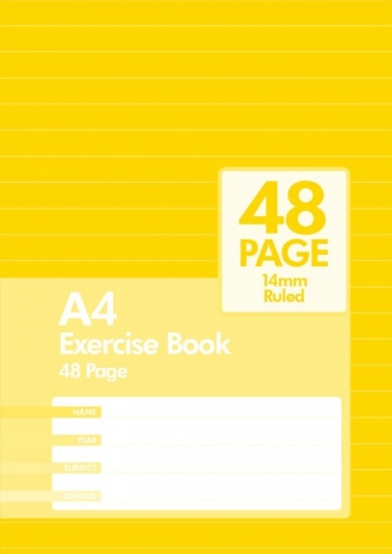 EXERCISE BK A4 48page 14mm RULED
