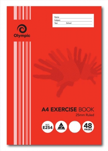 EXERCISE BK A4 48page 25mm RULED