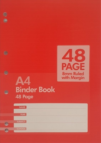 BINDER BOOK RULED A4 48page