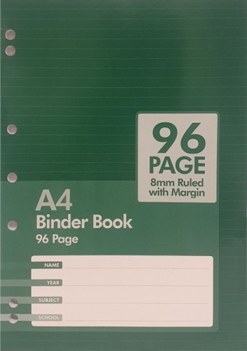 BINDER BOOK RULED A4 96page