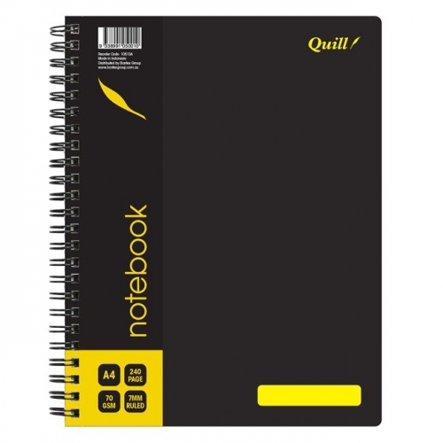 EXERCISE BOOK QUILL 10513A A4 120leaf Q595A