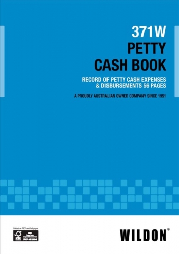 PETTY CASH BOOK WILDON FOR GST 371W