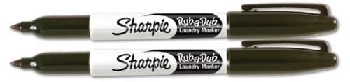 MARKER SHARPIE LAUNDRY RUB-A-DUB BLACK CARD of 1