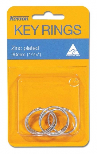 KEY RINGS KEVRON ZINC ID1043PP5 30mm 5s