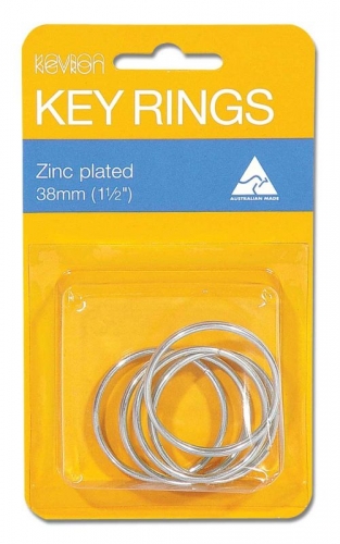 KEY RINGS KEVRON ZINC ID1044PP5 38mm 5s