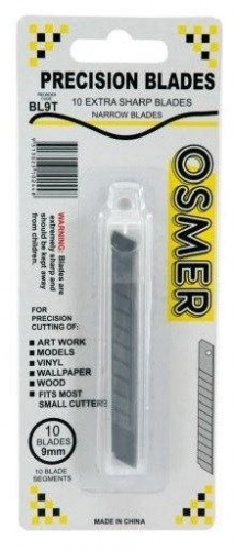 KNIFE BLADES OSMER UTILITY SMALL 10s BL9T