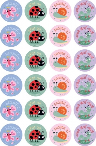 STICKER MERIT GARDEN INSECTS MS62 96s