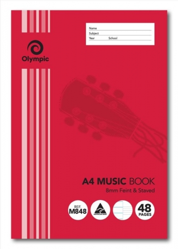 MUSIC BOOK OLYMPIC A4 48page
