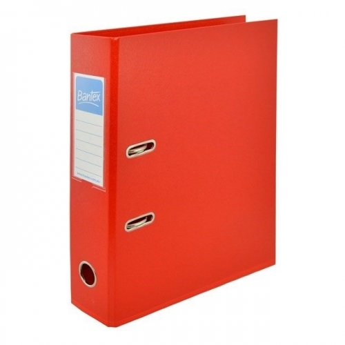 LEVER ARCH FILE BANTEX A4 PVC RED