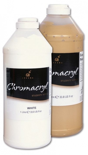 PAINT CHROMACRYL STUDENT 2litre COOL RED