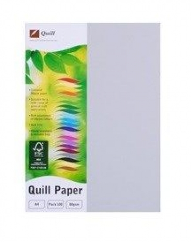 PAPER QUILL XL A4 80gsm GREY 100s