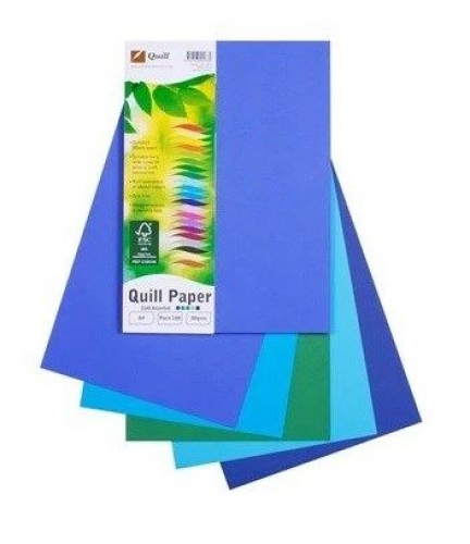 PAPER QUILL XL A4 80gsm COLD COLOURS 100s