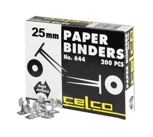 PAPER BINDERS CELCO 644 25mm 200s 0006446