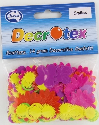 SCATTERS ALPEN NEON SMILES MIXED 14gm 108354