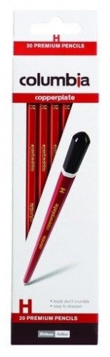 PENCILS COLUMBIA COPPERPLATE LEAD H 20s