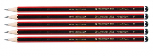 PENCILS STAEDTLER TRADITION LEAD F 12s