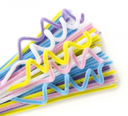 PIPE CLEANERS CHENILLE PASTEL 30cm 200s CSP30200