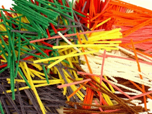 PIPE CLEANERS COTTON COLOURED 15cm 1000s