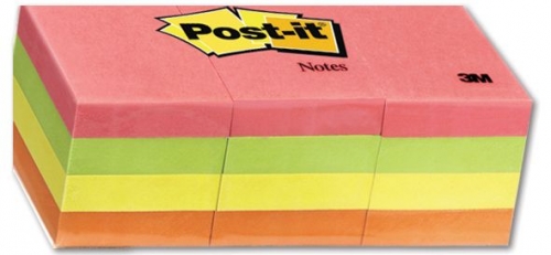 POST-IT NOTES 653 YELLOW 35x48mm 12s