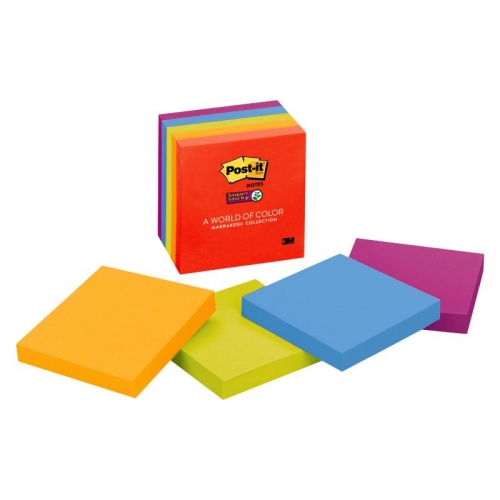 POST-IT NOTES 654-5SSAN SUP STICK MARRAKESH 76x76mm 5s