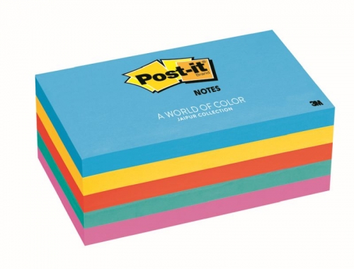 POST-IT NOTES 655-5UC JUIPUR 73x123mm 5s