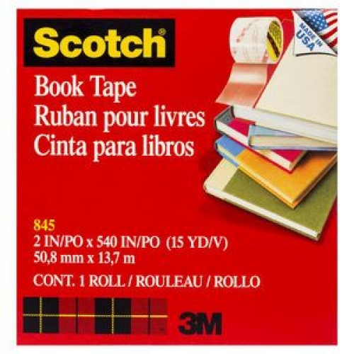 TAPE SCOTCH BOOK 845 TRANS 50mmx13.7m