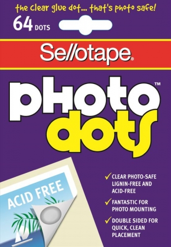 PHOTO DOTS SELLOTAPE CLEAR 64s 990005
