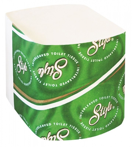 TOILET TISSUE I/LEAVED 500s 1 PLY ABC-500 36s