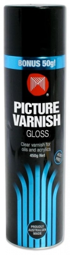 VARNISH PICTURE GLOSS SPRAY 450gm PCA062
