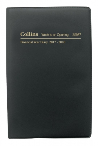 DIARY COLLINS F/YEAR POCKET 35M7 WEEK/OPEN BLACK