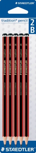PENCILS STAEDTLER TRADITION LEAD 2B CARD of 5