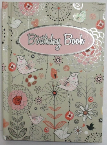 BIRTHDAY BOOK PINK BIRD BB07