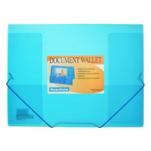 DOCUMENT WALLET COOL FROST BLUE