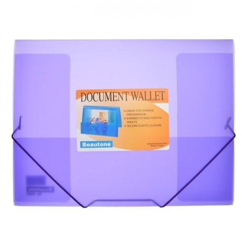 DOCUMENT WALLET COOL FROST LILAC
