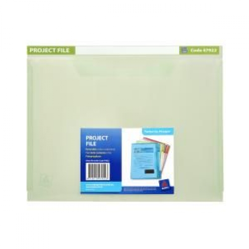 PROJECT FILE AVERY A4 POLY PAPER TAB GREEN 47922