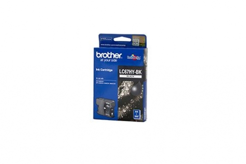 BROTHER LC-67HY-BK BLACK INK CARTRIDGE HIGH CAPACITY