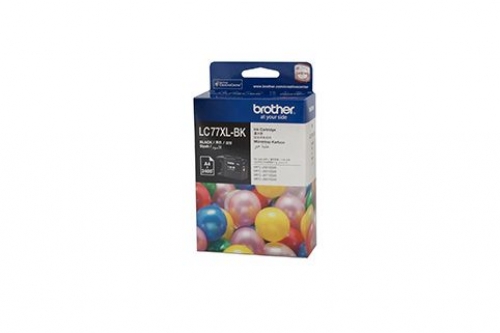 BROTHER LC-77XLBK BLACK INK CARTRIDGE - 2,400 PAGES